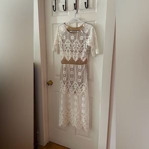 For Love and Lemons white lace dress